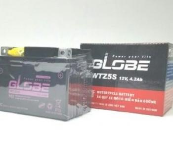 Ắc quy xe máy Globe WTZ5S 4.2ah-12v