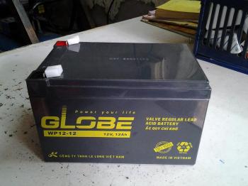 Ắc quy Xe Đạp Máy Điện Globe 12V-12Ah